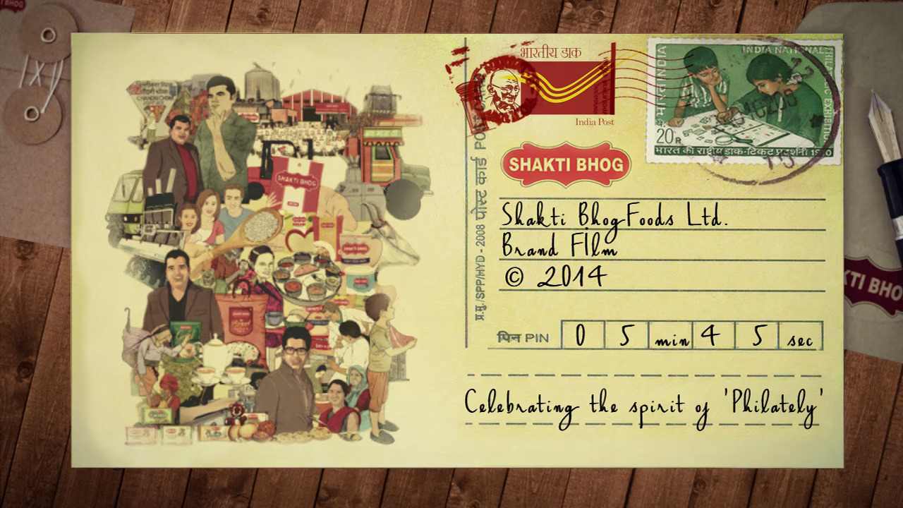 Celebrating the Spirit of Philately - Shakti Bhog Brand Film